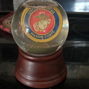 United States Marine Corps Snow Globe